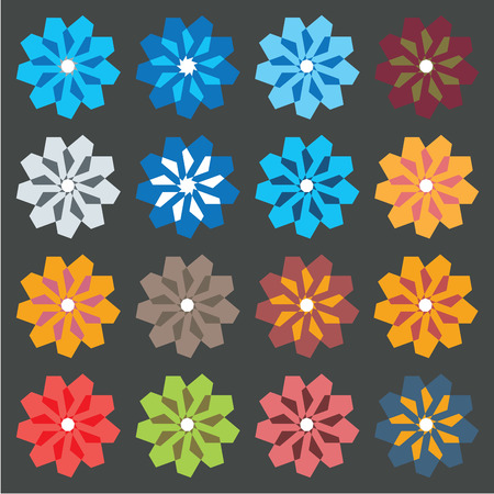 Color forms and shapes drawing series 6のイラスト素材