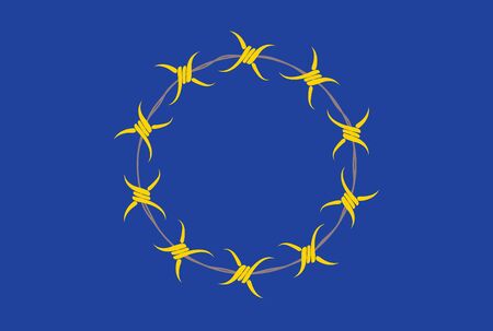 European Union Flag Alternativeのイラスト素材
