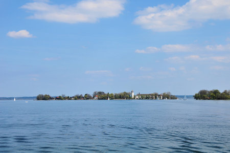 Lake chiemsee in austria europe