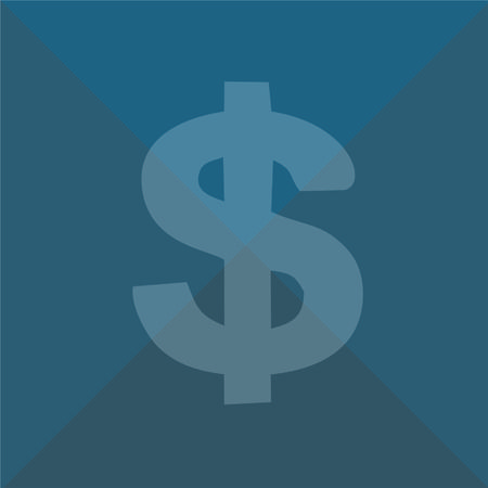 dollar vector icon designのイラスト素材