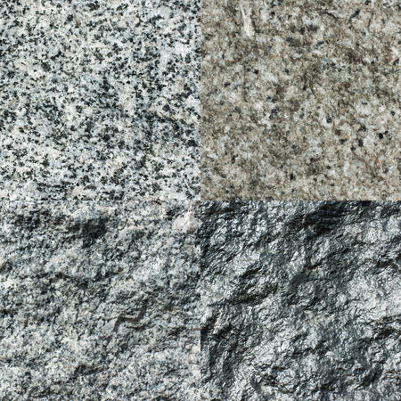 set of four stone textures for backgroundsの写真素材