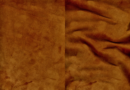 Set of brown velvet leather textures for backgroundの写真素材