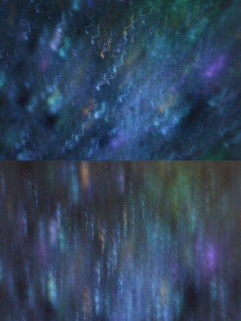 Set of dark blue with lights bokeh for backgroundの写真素材