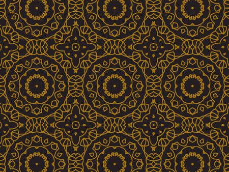 Pattern, Gold, design, abstract, vector and graphic for commercial use. We make attractive Pattern designs to meet customer needsのイラスト素材