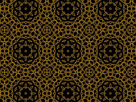 Pattern, Gold, design, abstract, vector and graphic for commercial use. We make attractive Pattern designs to meet customer needsのイラスト素材