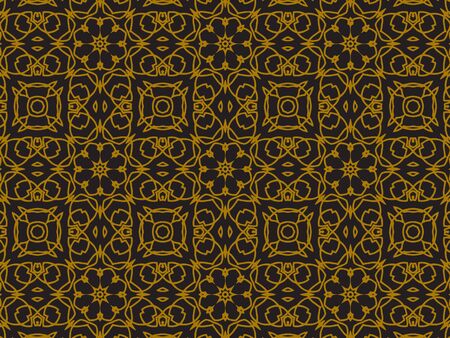 Pattern, Gold, design, abstract, vector and graphic for commercial use. We make attractive Pattern designs to meet customer needsのイラスト素材