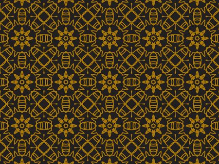 Pattern, Gold, design, abstract, vector and graphic for commercial use. We make attractive Pattern designs to meet customer needsのイラスト素材
