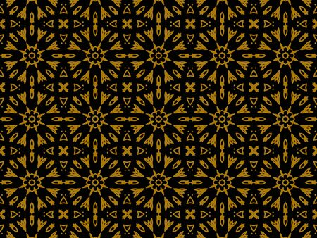 Pattern, Gold, design, abstract, vector and graphic for commercial use. We make attractive Pattern designs to meet customer needsのイラスト素材