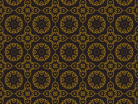 Pattern, Gold, design, abstract, vector and graphic for commercial use. We make attractive Pattern designs to meet customer needsのイラスト素材