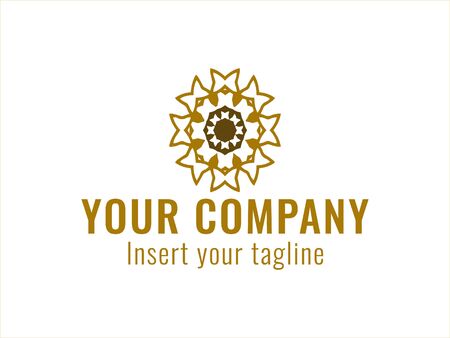 logo, gold, design, golden, vector and abstract for commercial use. We make attractive Pattern designs to meet customer needsのイラスト素材