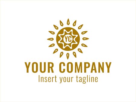 logo, gold, design, golden, vector and abstract for commercial use. We make attractive Pattern designs to meet customer needsのイラスト素材