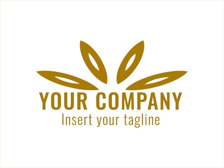 logo, gold, design, golden, vector and abstract for commercial use. We make attractive Pattern designs to meet customer needsのイラスト素材