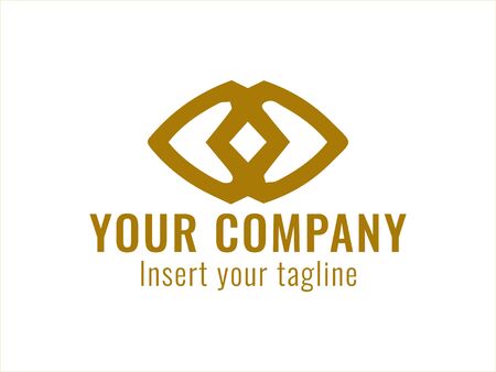 logo, gold, design, golden, vector and abstract for commercial use. We make attractive Pattern designs to meet customer needsのイラスト素材