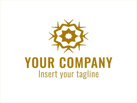 logo, gold, design, golden, vector and abstract for commercial use. We make attractive Pattern designs to meet customer needsのイラスト素材
