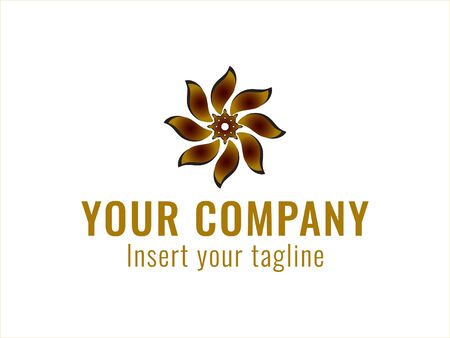 logo, gold, design, golden, vector and abstract for commercial use. We make attractive Pattern designs to meet customer needsのイラスト素材