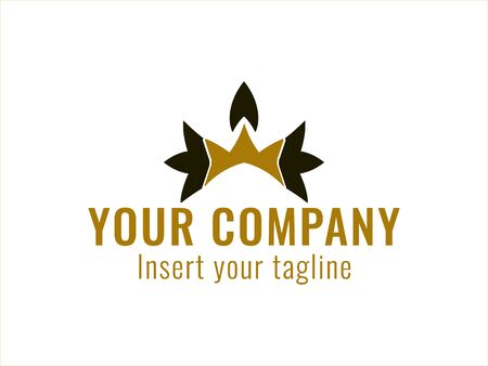 logo, gold, design, golden, vector and abstract for commercial use. We make attractive Pattern designs to meet customer needsのイラスト素材