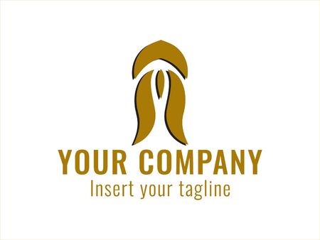 logo, gold, design, golden, vector and abstract for commercial use. We make attractive Pattern designs to meet customer needsのイラスト素材