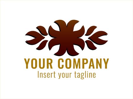 logo, gold, design, golden, vector and abstract for commercial use. We make attractive Pattern designs to meet customer needsのイラスト素材