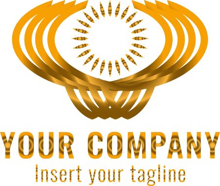 logo, gold, design, golden, vector and abstract for commercial use.  We make designs with various types that are interesting for the needs of the wider community.のイラスト素材