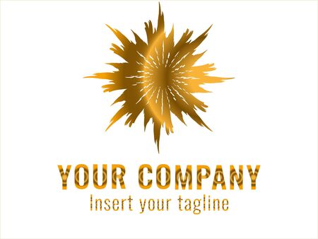 logo, gold, design, golden, vector and abstract for commercial use.  We make designs with various types that are interesting for the needs of the wider community.のイラスト素材