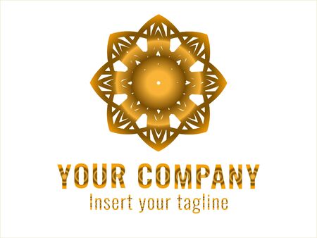 logo, gold, design, golden, vector and abstract for commercial use.  We make designs with various types that are interesting for the needs of the wider community.のイラスト素材