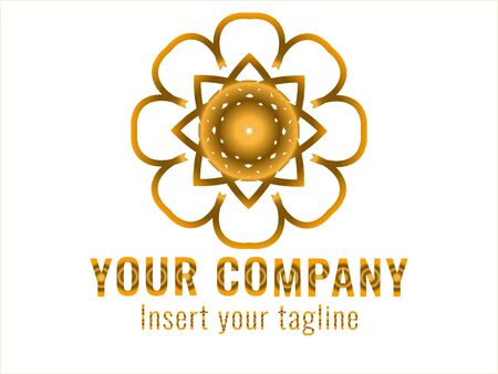 logo, gold, design, golden, vector and abstract for commercial use.  We make designs with various types that are interesting for the needs of the wider community.のイラスト素材