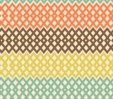 Geometric colorful seamless pattern. Netting structure. Abstract tiles backgroundのイラスト素材