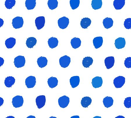 Watercolor blue background. Paint dotted texture. Hand-drawn vector pattern with brushstrokesのイラスト素材