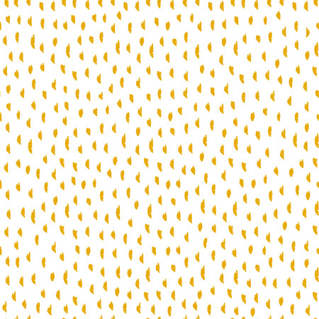 Abstract yellow drawn pattern. Minimalistic seamless background. Artistic textureのイラスト素材