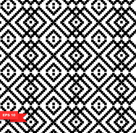 Decorative checkered graphic pattern. Vector geometric overlay textureのイラスト素材
