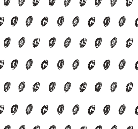 Endless abstract texture. Seamless graphic pattern with linear dots. Background for prints, crafts, textile, web pagesのイラスト素材