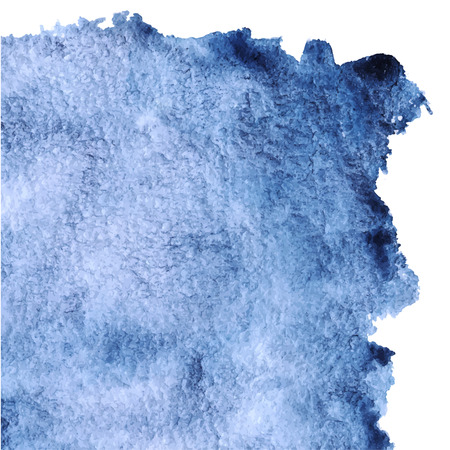 Watercolor navy blue abstract grunge vector texture background.のイラスト素材