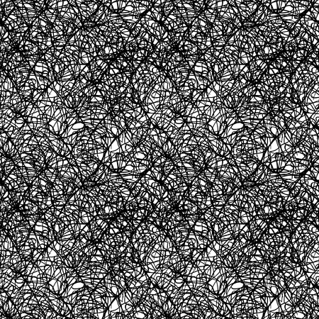 Black and white ink splash spot drip seamless pattern texture background vector.のイラスト素材