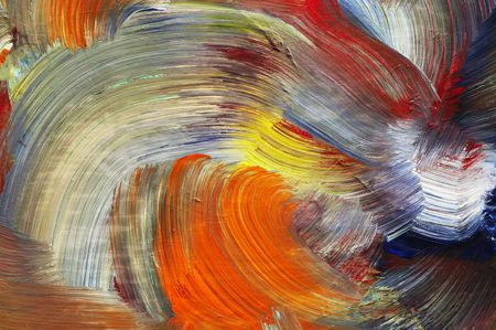 brush strokes - run colors - craftsmanshipの写真素材
