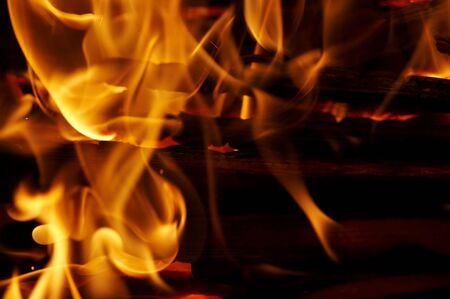 fire and flames - detail