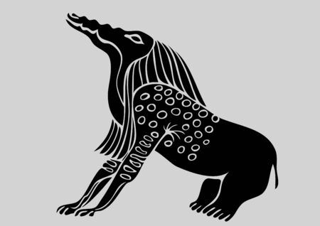 demon of ancient Egyptのイラスト素材