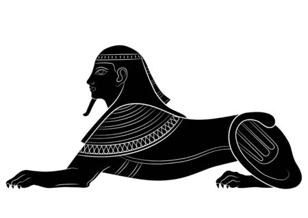 Sphinx - mythical creatures of ancient Egyptのイラスト素材