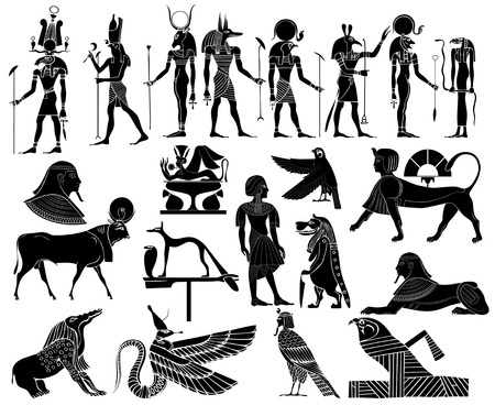 Vector - various themes of ancient Egyptのイラスト素材