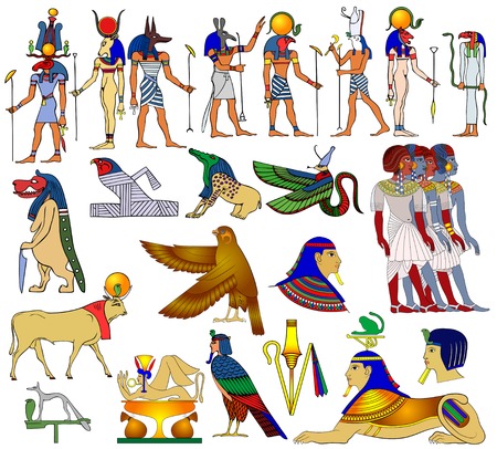 Vector themes of ancient Egyptのイラスト素材