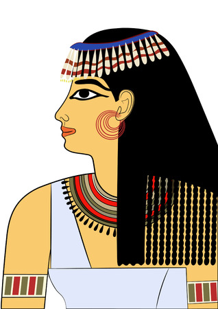 Woman of Ancient Egypt のイラスト素材