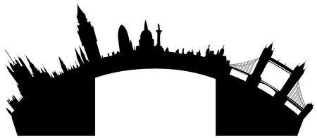 London skyline - vectorのイラスト素材