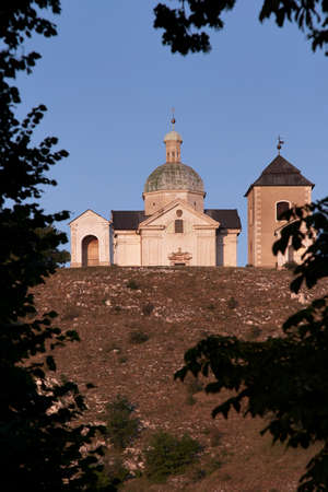 Holy Hill Nature Reserve near Mikulov, Czech republicの写真素材