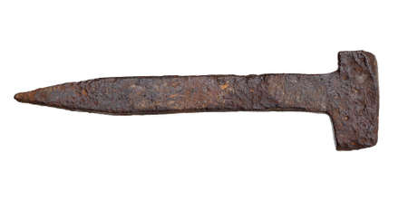 old rusty nailの写真素材