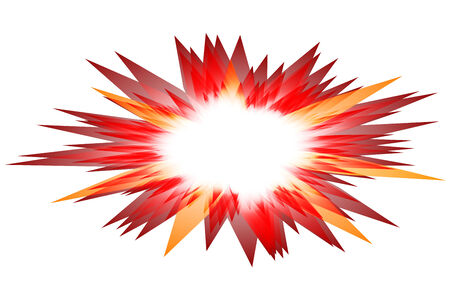 Abstract vector illustration of the explosionのイラスト素材