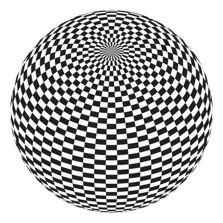 vector illustration of the squares on the ballsのイラスト素材