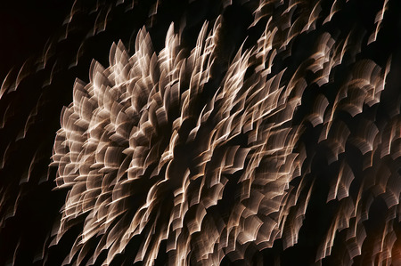 Abstract image - lights in the motionの写真素材