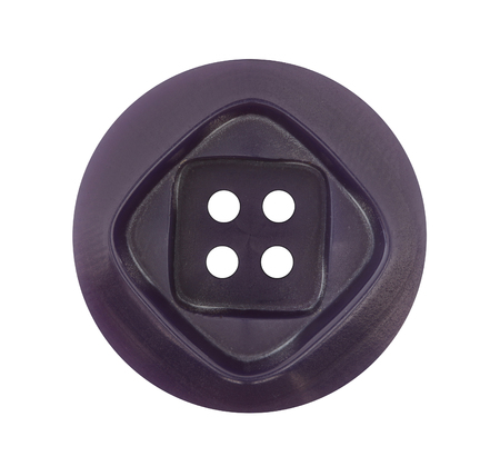 Detail of the button isolated on white background