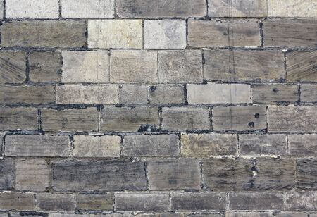 Detail of the surface of stone wall