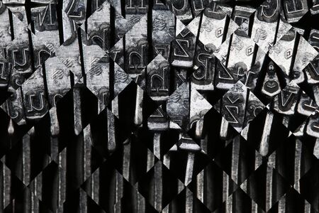 Abstract letters background - matrix