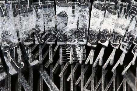 Abstract letters background - matrixの写真素材